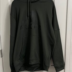 Adidas Men's Dark Green Hoodie